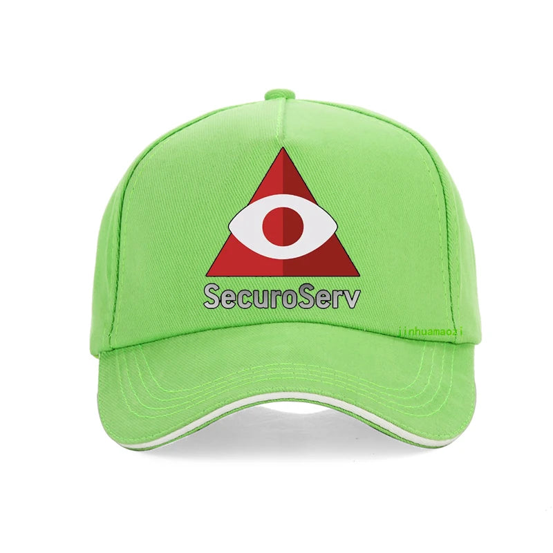 Nach Shop Securoserv Logo Minimalist Videogames Hat Baseball Cap