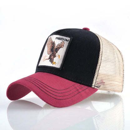 Fashion Baseball Cap With Eagle Embroidery Patch