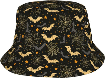 Halloween Bucket Hat Funny Hat Cartoon Mummy Ghost Hats Party Cap