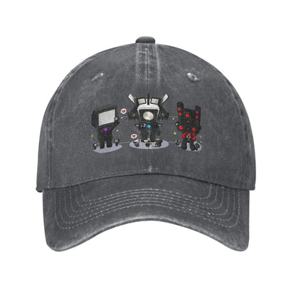 Skibidi Toilet Chibi Casual Baseball Cap