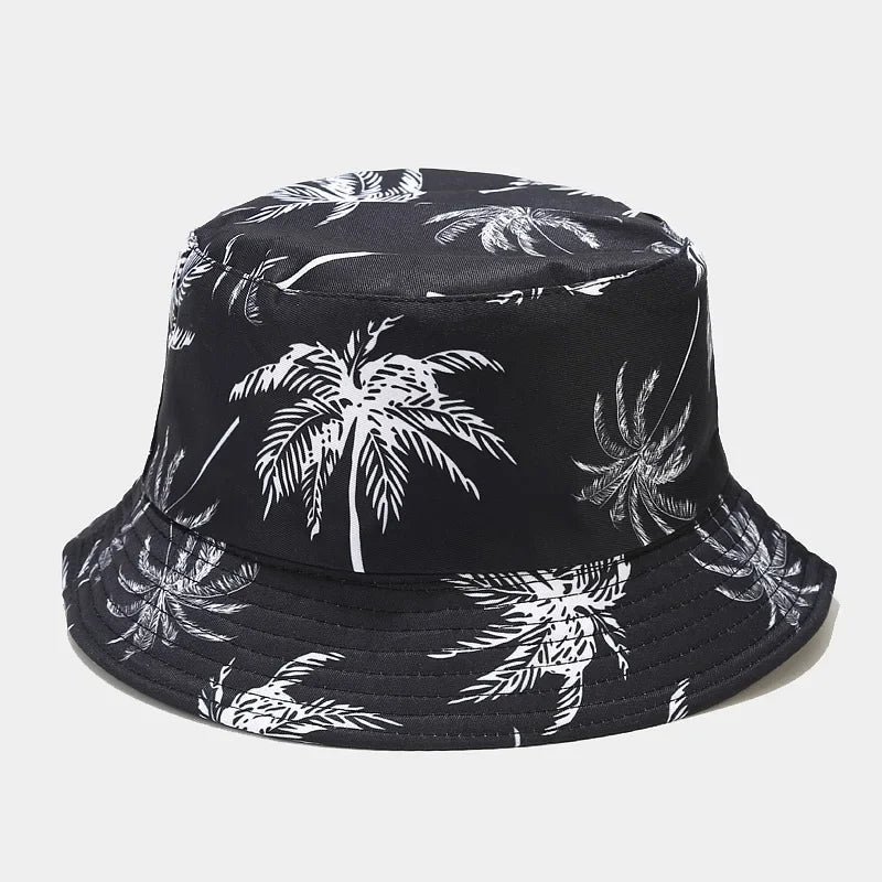 Spring Summer Suns-Protect Hat Bob Men’s Fashion Coco Print Bucket Hat