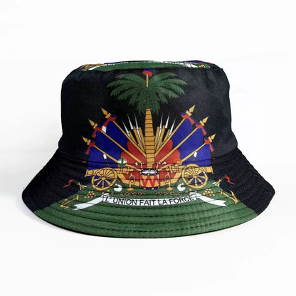 Flag Print Cheer Hat Bucket Hat