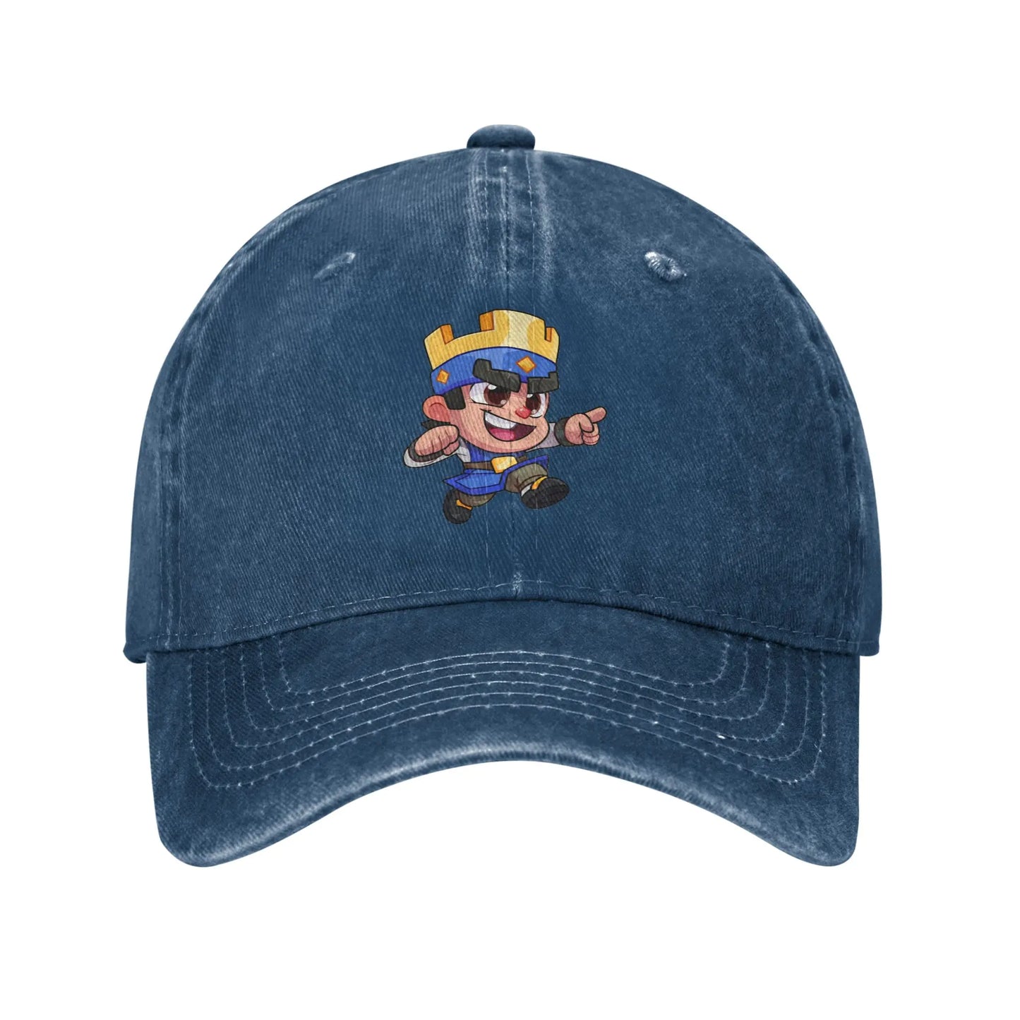 Washed Baseball Cap Gamer Clashes Royaleds Fans Summer For Women Men