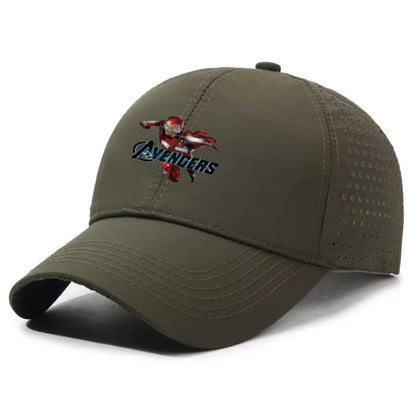 Marvel Summer Sweat-Wicking Breathable Outdoor Sun Hat Baseball Cap