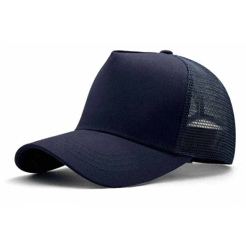 Unisex Quick Dry Big Head Mesh Baseball Cap