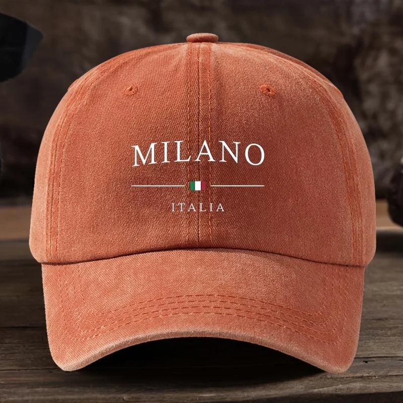Italian Flag Washed Baseball Cap