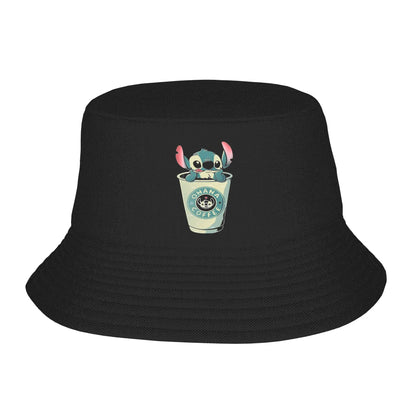 Streetwear Lilo and Stitch Bucket Hat Unisex Packable