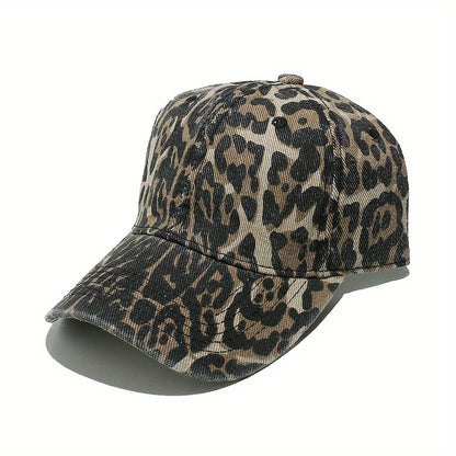 Leopard Print Women's Baseball Cap