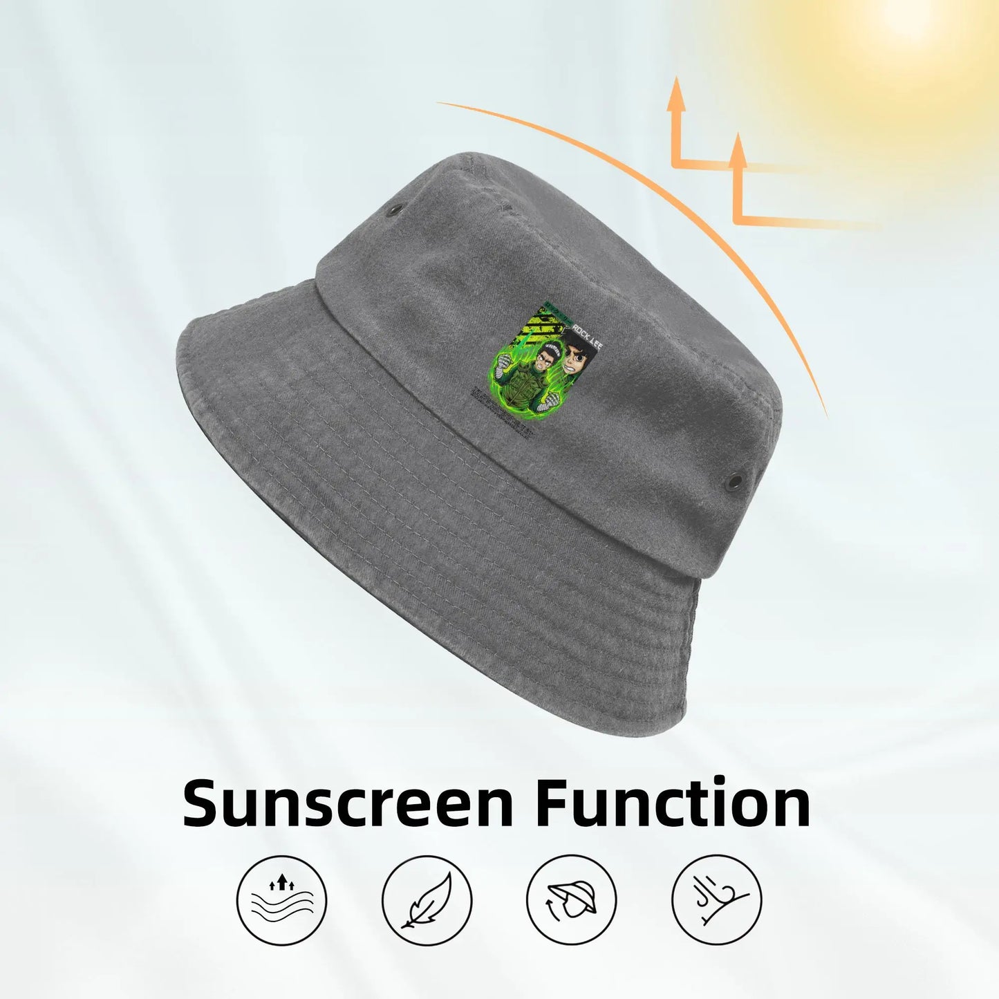 Stylish Naruto Bucket Hats Girl Packable Camping