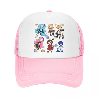Vocaloid Chibi Chaos! Miku Cap Casual Mesh Baseball Caps