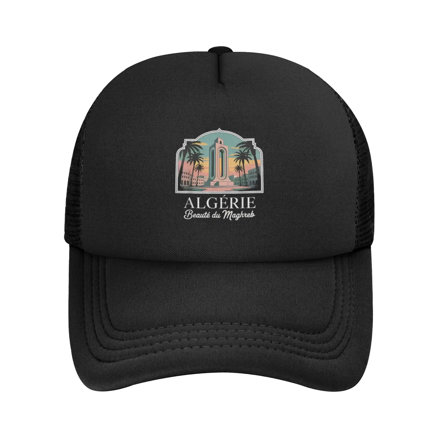 Urban Cityscape Landmark Algeria Algerian Mesh Baseball Cap
