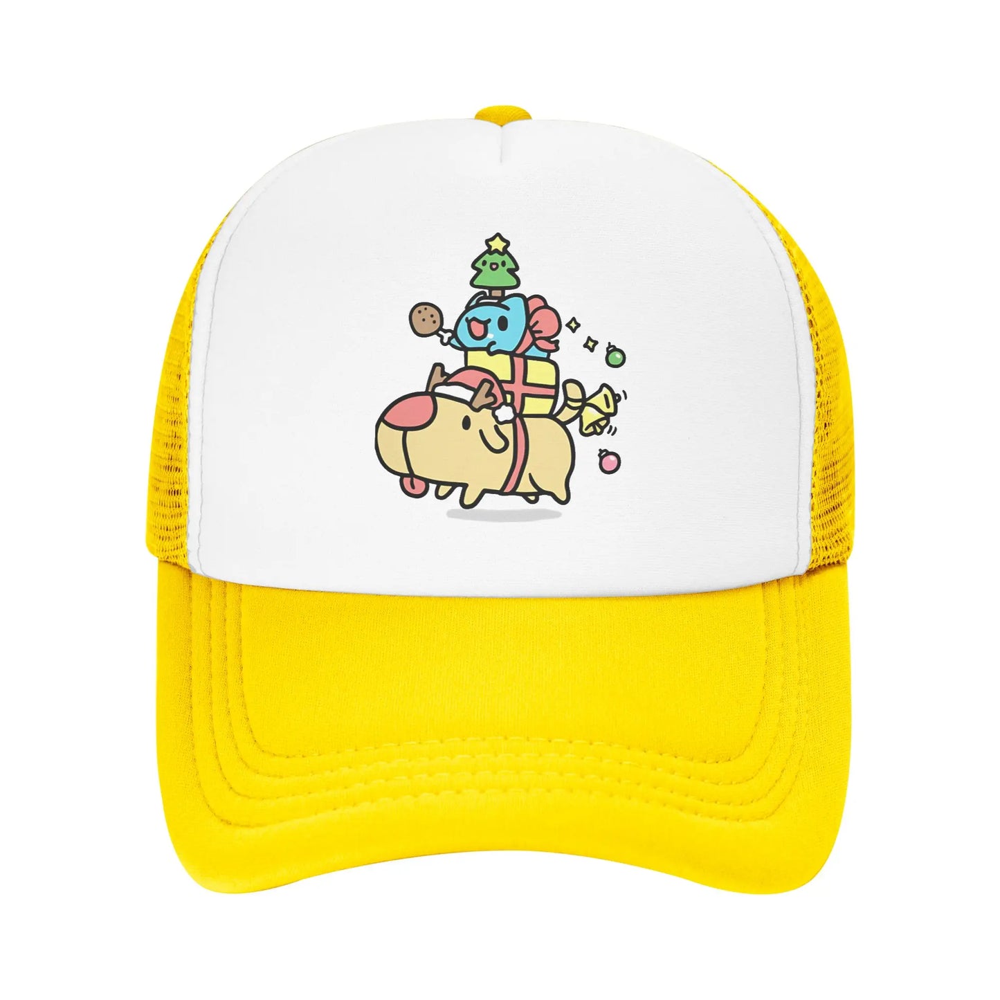 Men Women Bugcat Capoo Bug Cat Trucker Caps Mesh Baseball Cap
