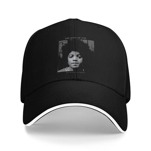 MJ King Of Pop Sandwich Hat Baseball Cap