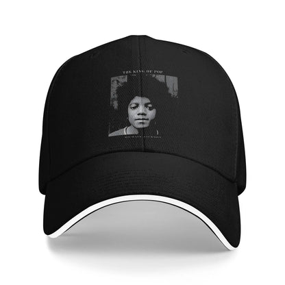Unisex MJ King Of Pop Fan Art Sandwich Caps Baseball Cap