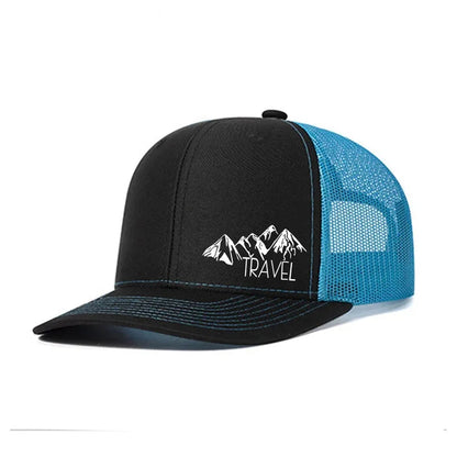 Peak TRAVEL Curved Adult Baseball Cap for Men Women Outdoor Mesh Duck Hat