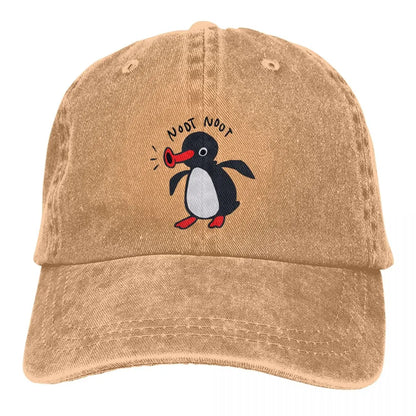 Noot Baseball Cap Men Hats Women Visor Pingu Pinga Penguin TV Caps