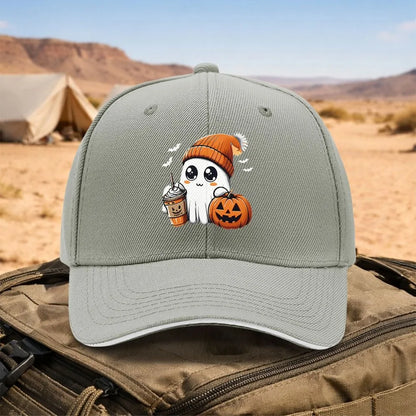 Pumpkin Spice Print Adjustable Baseball Cap