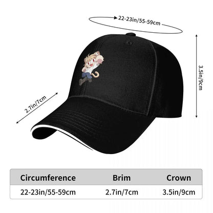 Unisex Baseball Hats Neco Arc Japanese Anime Outdoor Baseball Caps