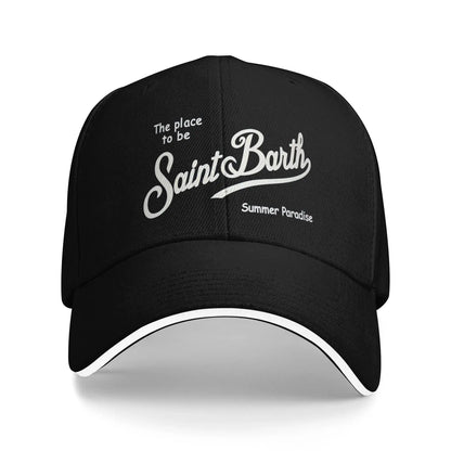 S-Saint Barth Casual Baseball Cap Fashion Outdoor Gym Trucker Hat Baseball Caps