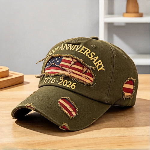 US Flag 250th Anniversary Baseball Cap