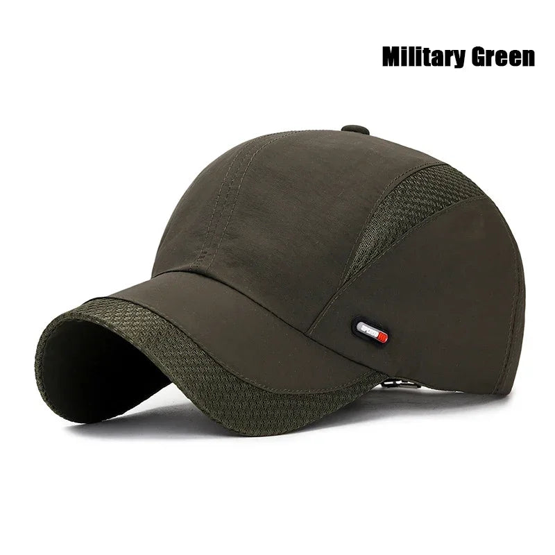 Summer Breathable Mesh Quick-Drying Hat Outdoor Sports Hat Sun Hat Baseball Caps