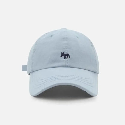 Retro Embroidered Embroidery Baseball Cap Animals Peaked Cap Canvas Baseball Hat