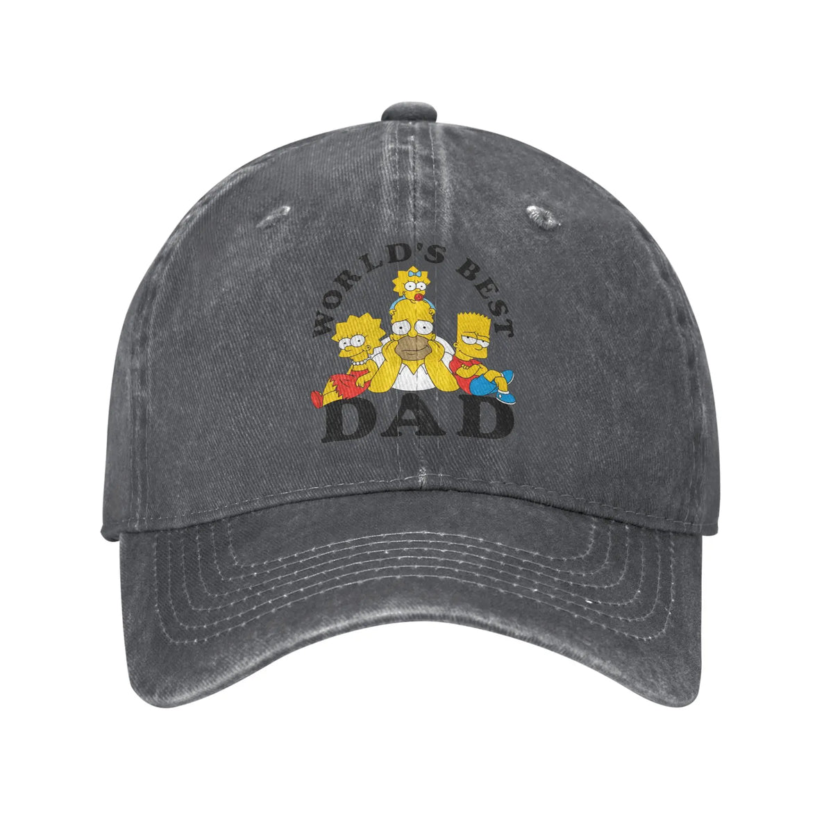 Summer DAD WORLDS BEST-The S-simpsons Cartoon Baseball Cap