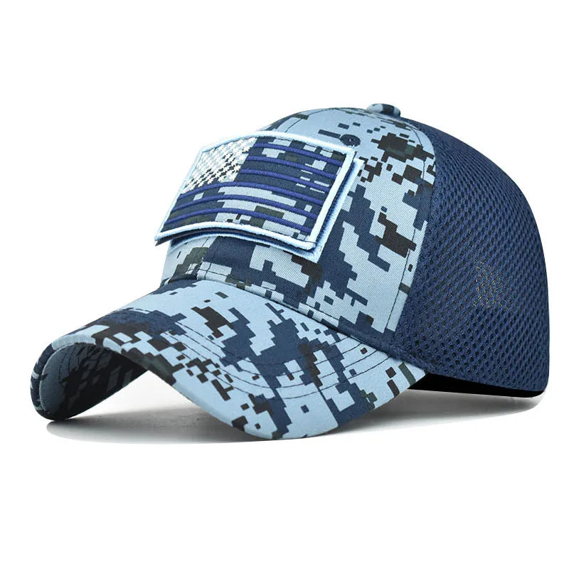 New European And American Flag Trend Fishing Cap Baseball Caps