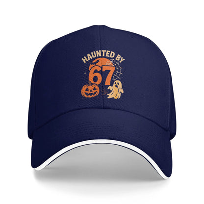 Summer Haunted By 67 Meme Halloween Costume Baseball Cap