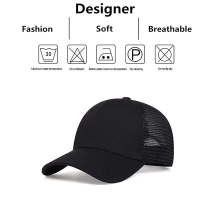 Unisex Light Plate Baseball Net Caps