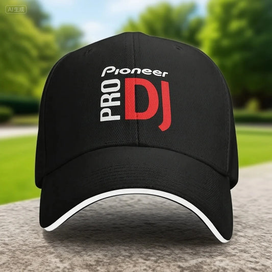 Polyester Pioneer DJ Cap Polyester Casual Alphabet Lightweight Non-Stretch Summer Baseball Cap