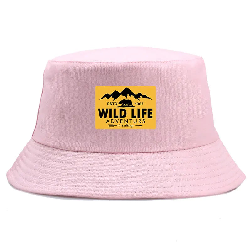 Wild Life Printed Reversible Bucket Hat Woman Man