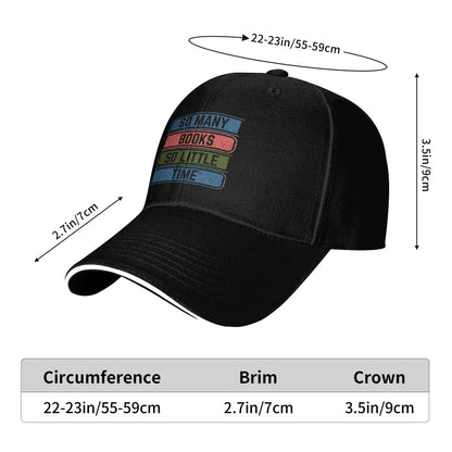 So Many Books So Little Time Baseball Cap