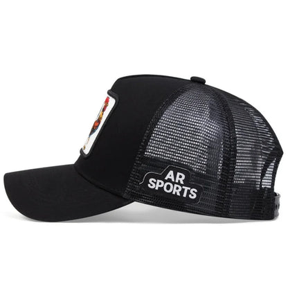 Fashion Trucker Caps With Embroidery Animals Patch Four Seasons Snapback Baseball Cap