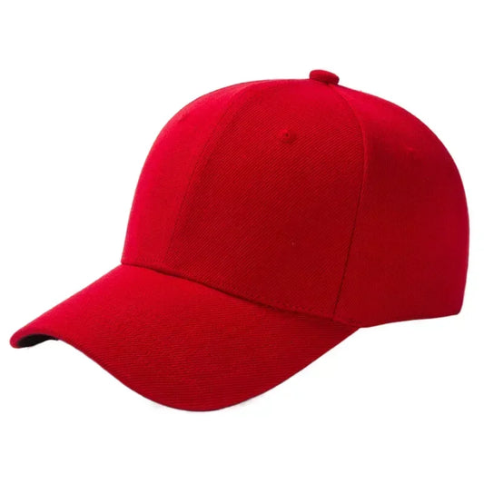 Solid Unisex Baseball Cap 6 Panel Men Caps Daily Women's