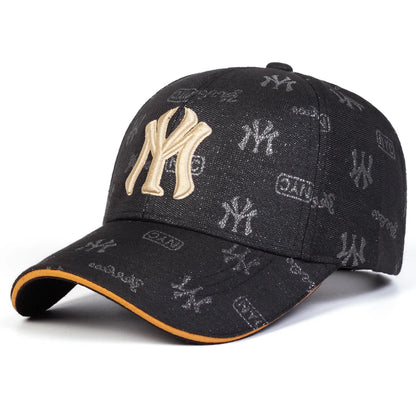 Unisex MY Letter Embroidery Baseball Caps