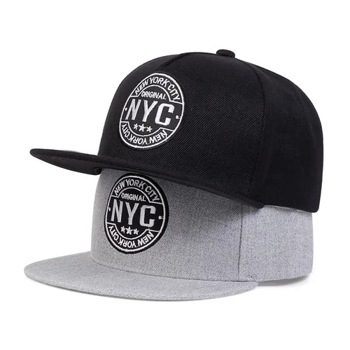 Unisex NEW YORK CITY Letter Embroidery Hip-hop Hats Snapback Caps