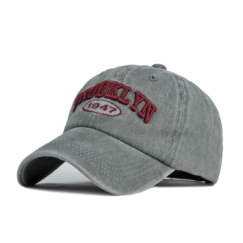 NEW YORK Washed Cotton Cap For Men Women Gorras Baseball Caps