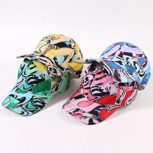Spring Summer Hat Graffiti Baseball Cap