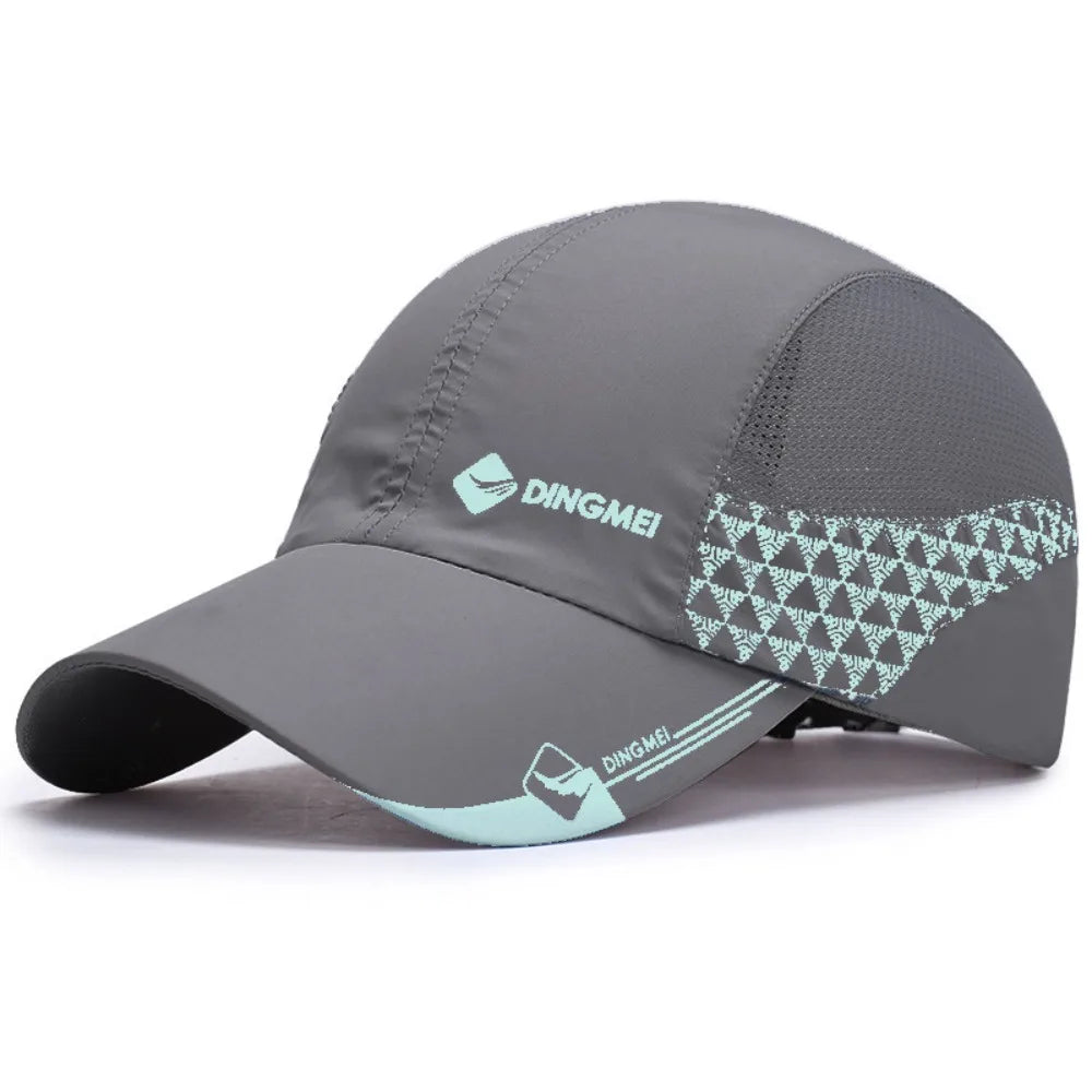 Adjustable Quick Drying Sports Baseball Hat Letter Snapback Sunscreen Peaked Cap