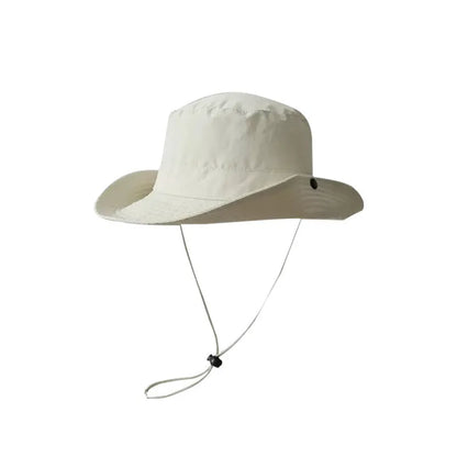 Men Solid Color Quick Drying Bucket Hats