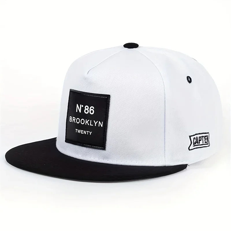 Unisex BROOKLYN Label Hip-hop Hats Adjustable Casual Snapback Caps