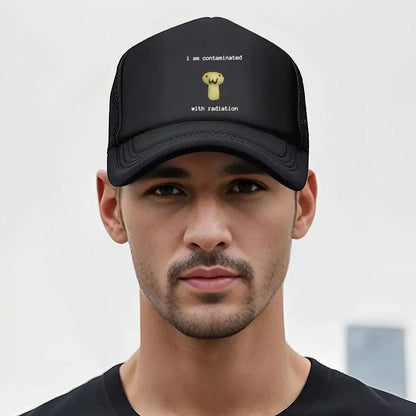 New “Radiation Cat Fun, Meme Design” Mesh Baseball Cap