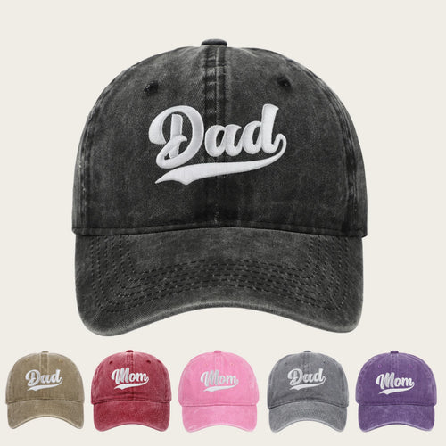 Fashion DAD MOM Embroidery Baseball Caps