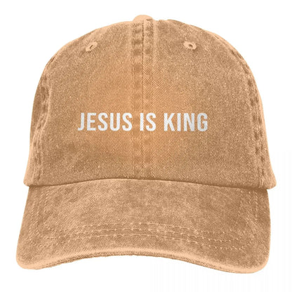 King Baseball Cap Visor Protection Snapback Jesus God Cross Caps