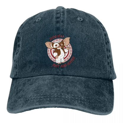 Washed Men's Baseball Cap GIZMO Essential Trucker Snapback Cowboy Caps Dad Hat