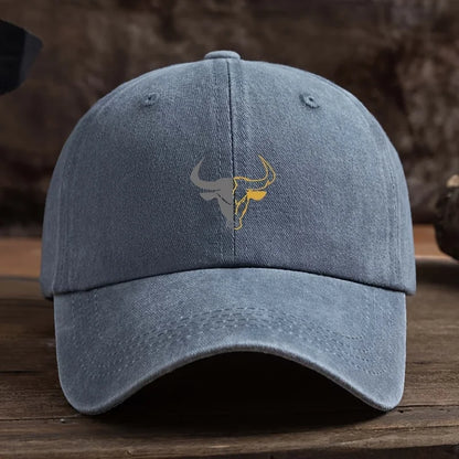 Fashionable Bull Head Printed Baseball Hat Multi Functional Outdoor Leisure Sunshade Duck