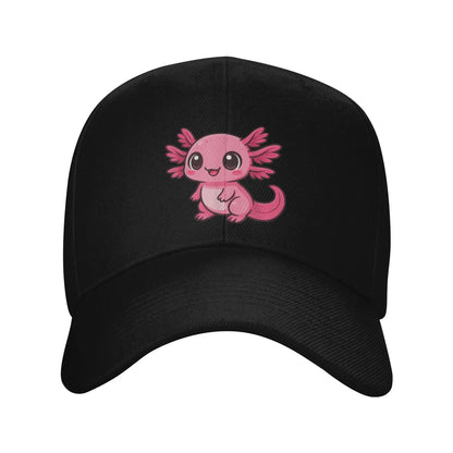 Cute Kawaii Pink Axolotl for Axolotl Lovers Casual Baseball Cap