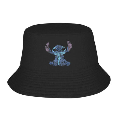 Unisex Bucket Hat Stitch Halloween Skeleton Spring Headwear Foldable Vacation