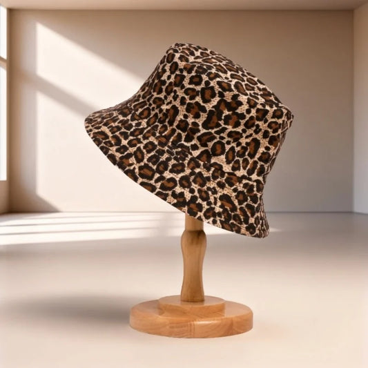 Leopard Print Bucket Hat